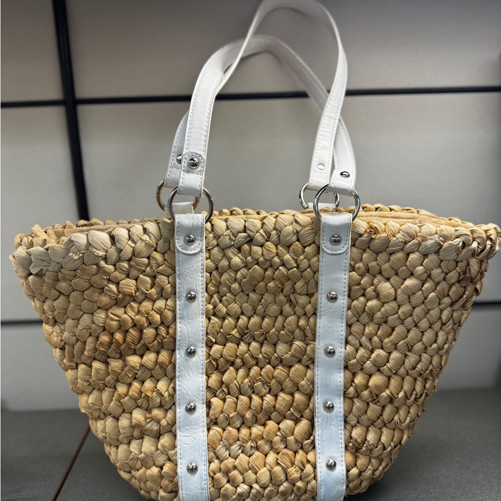 Kelly & Katie straw or woven tote bag